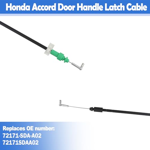 Osompar Front Left Side Interior Door Latch Cable Compatible with 2003 2004 2005 2006 2007 4Door Honda Accord LX EX DX Hybrid Replaces 72171-SDA-A02 Door Handle Latch Release Cable - Image 5