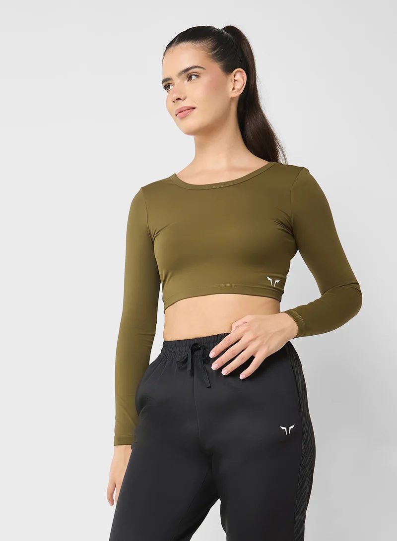 SQUATWOLF Warrior Crop Top Revised