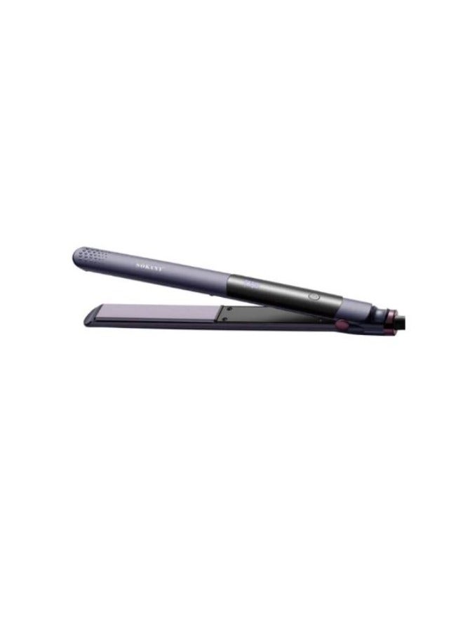 sokany Hair Straightener, Ceramic, 230°, 50 Watt, Digital Display - Purple - SK-1929 - Image 1