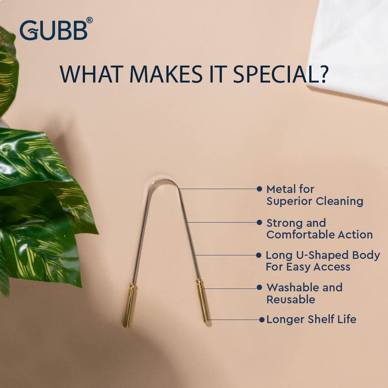 GUBB G+ Tongue Cleaner For Adults & Kids, Pack of 2 - Image 3