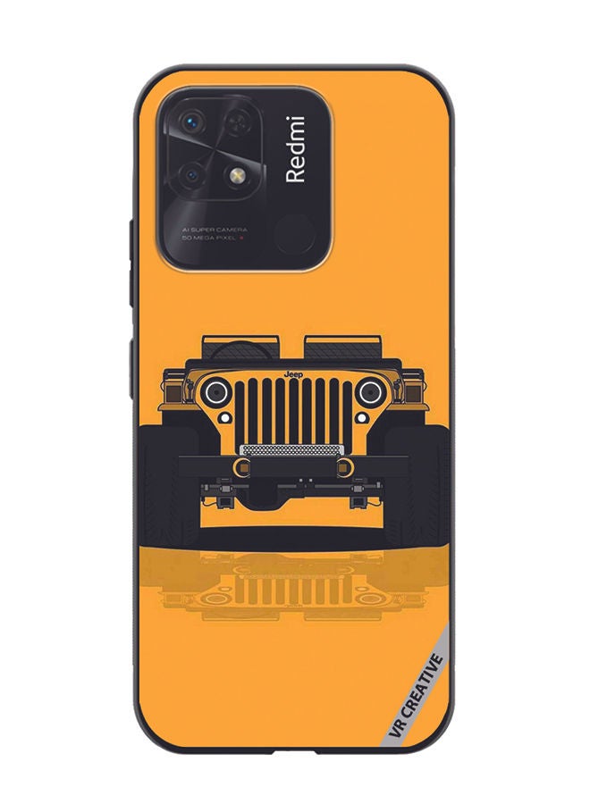 VR CREATIVE Protective Case Cover For Xiaomi Redmi 10C Jeep Design Multicolour - Image 1