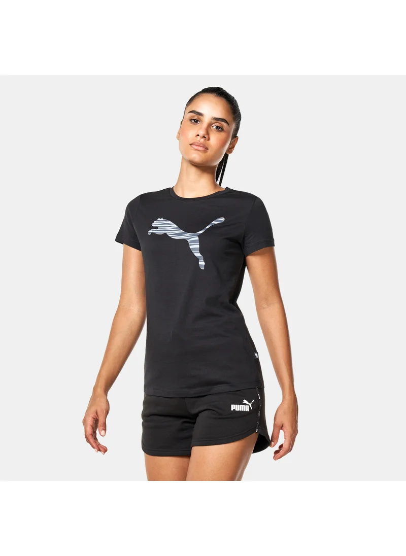 PUMA Women's Essentials+ Logo Lab T-Shirt