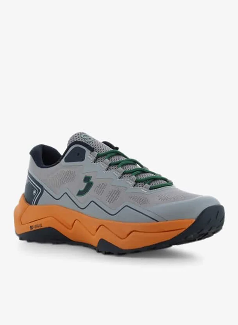 SJ Men's Lace-Up Low Ankle Sneakers