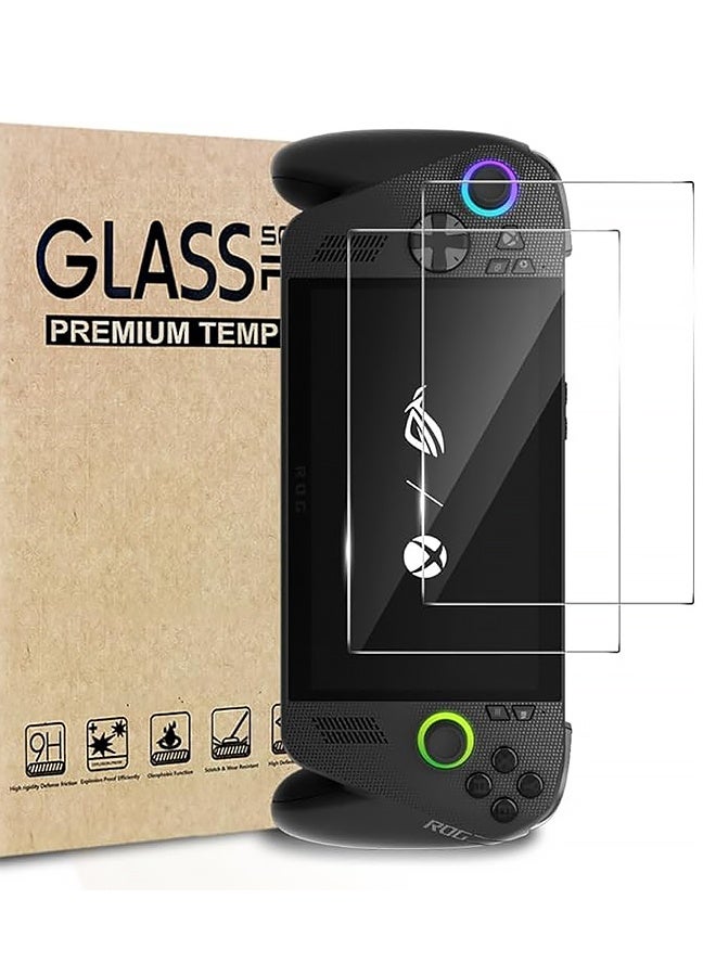 2 Pack Tempered Glass Screen Protector for ASUS ROG Xbox Ally X & ROG Xbox Ally 2025 & ROG Ally X 2024 Accessories 7-Inch, Ultra HD, Anti-Scratch, Anti-Fingerprint, Bubble-Free