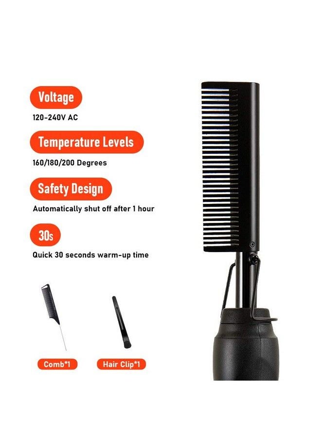 AIHOPESTO - Electric Hot Comb Hair Straightener Electric Straightening Comb For African American Hair Electric Hot Combs For African American Hair - Image 1