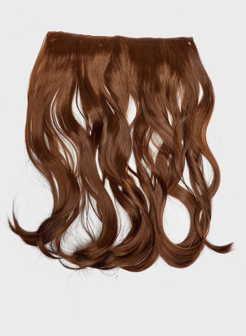 LullaBellz Super Thick 16" 5 Piece Brushed Out Wave Clip In Hair Extensions -613/16 California Blonde
