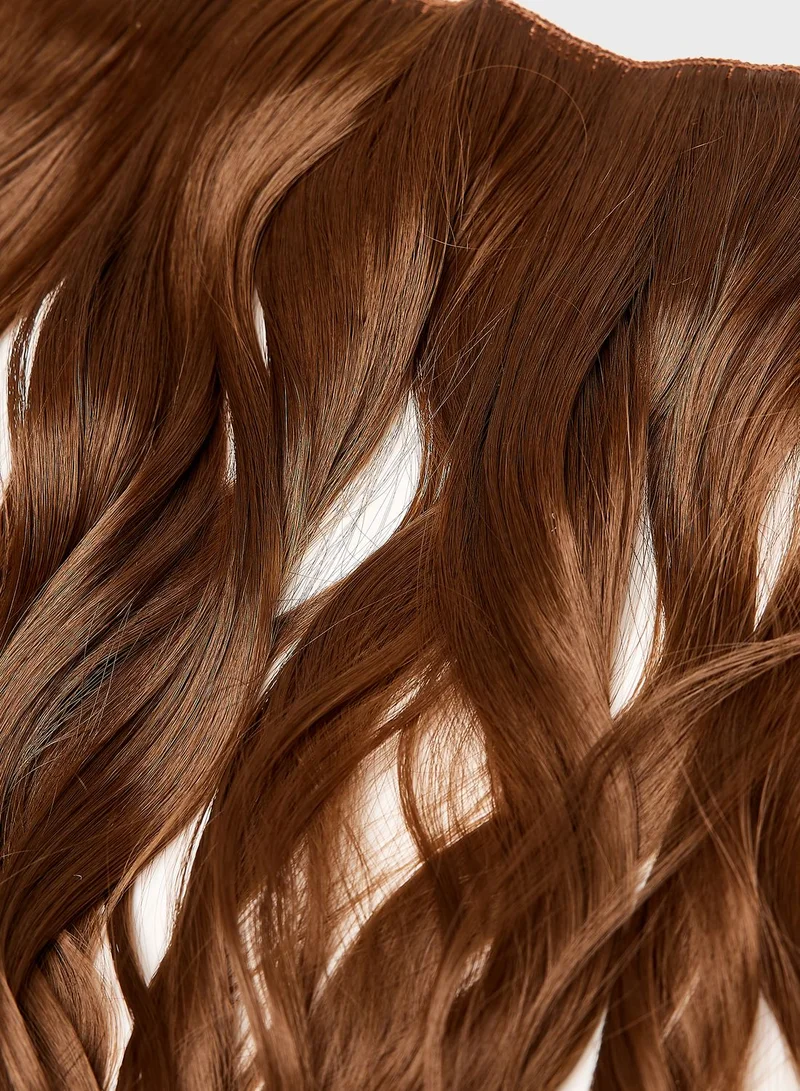 LullaBellz Super Thick 16" 5 Piece Brushed Out Wave Clip In Hair Extensions -613/16 California Blonde