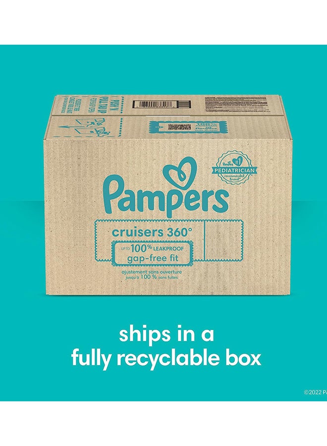 Pampers Cruisers 360 - Size 5, 128 Count, Pull-On Disposable Baby Diapers, Gap-Free Fit - Image 2