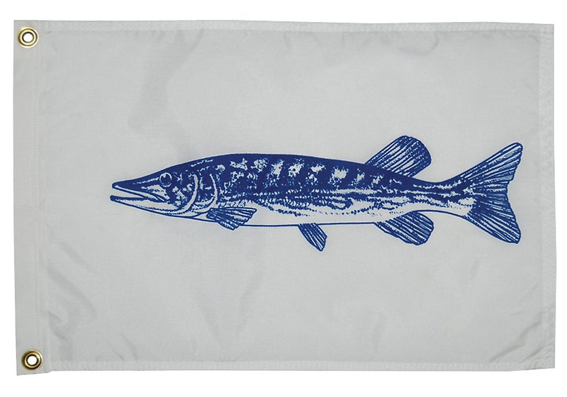 TaylorMade Taylor Made Products 4518, Fish Flag, Nylon, 12 inch x 18 inch, Pickerel - Image 5