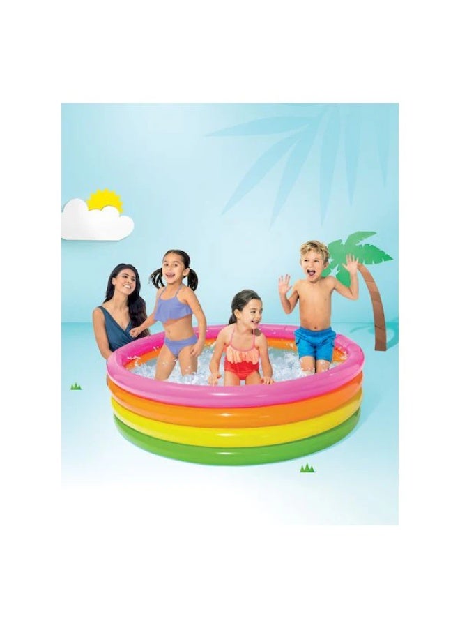 GENNEXT Intex Inflatable 66" x 18" Sunset Glow Pool - Image 1