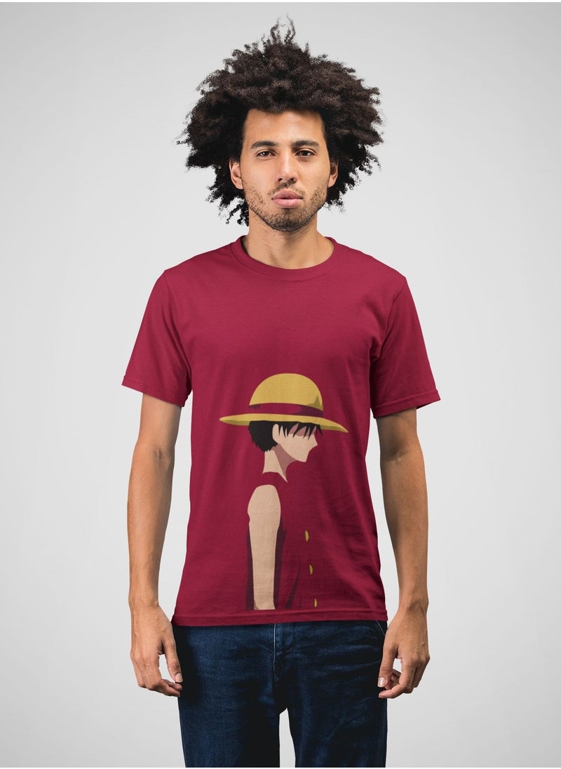 MERCH Unleash Your Inner Pirate: One Piece Luffy Cotton T-Shirt for Anime Fans  - Image 1