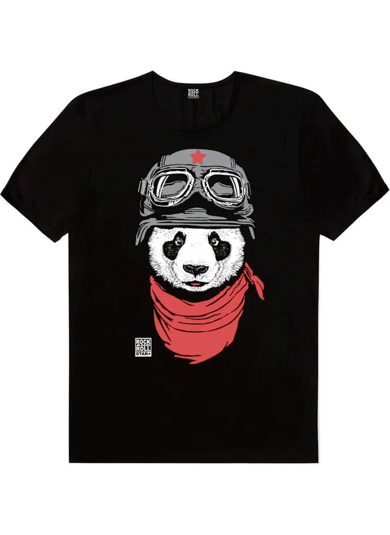 روك اند رول Panda with Bandana, Panda on Saturn Women's 2-Piece Eco Pack T-Shirt