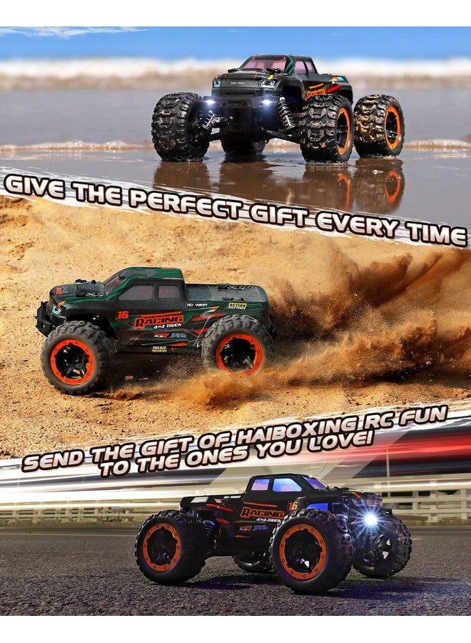 HAIBOXING Remote Control Car 16889 1:16 Scale 2.4Ghz Rc Cars 4X4 Off Road Trucks Waterproof Rtr Rc Monster Truck 36Km/H Toys For Kids And Adults With 2 Batteries 35+ Mins Play - Image 2