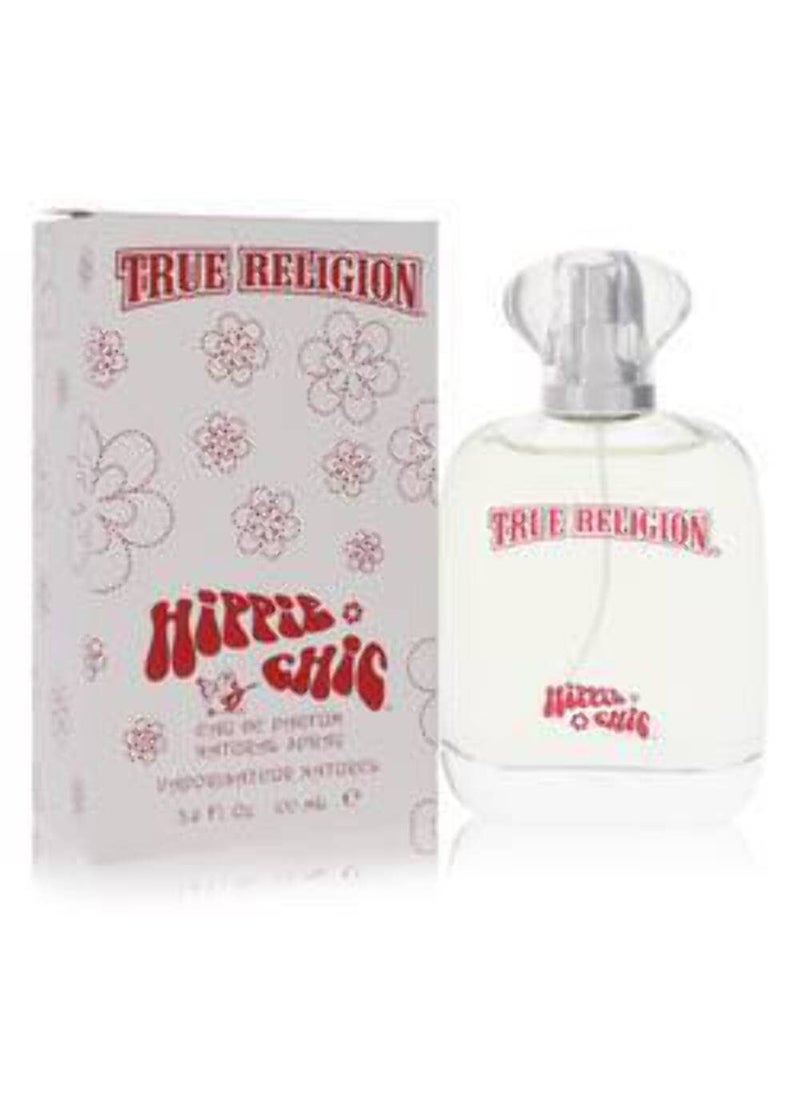 TRUE RELIGION - True Religion Hippie Chic - 3.4 fl oz Eau de Parfum - fruity floral - apple, ozone, cassis, jasmine, magnolia, raspberry, sandalwood, vanilla, musk - Image 1