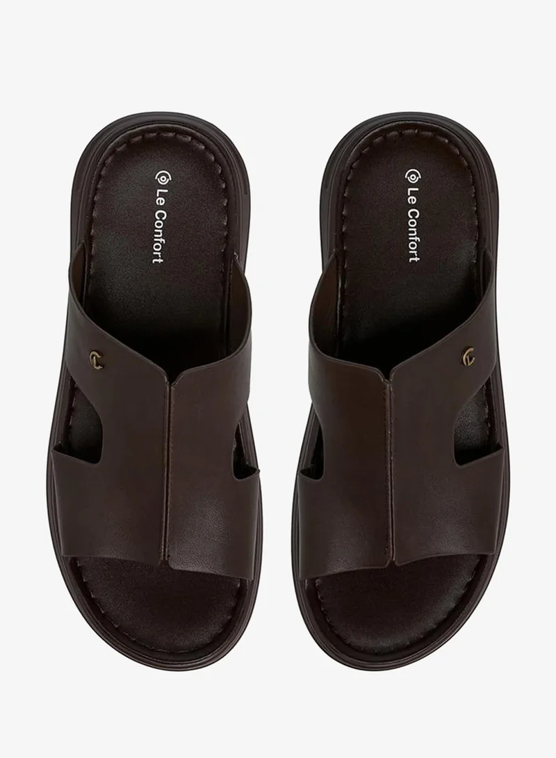 Le Confort Solid Slip-On Comfort Sandals