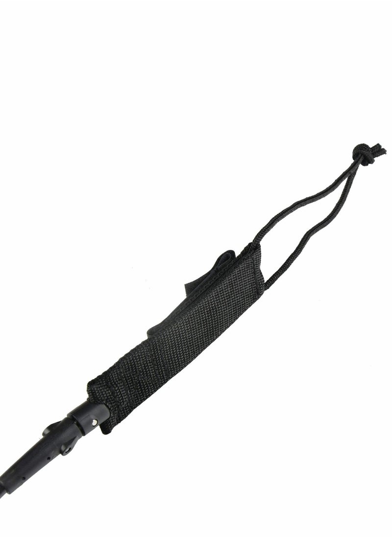 Y&D - Premium Coil SUP Leash, 10 ft Coiled Paddle Board Leashes, 7.2mm Thick Legrope Strap for Longboard Surfboards, Stand-up Paddleboards, iSUP Replacement Leg Rope - Image 1