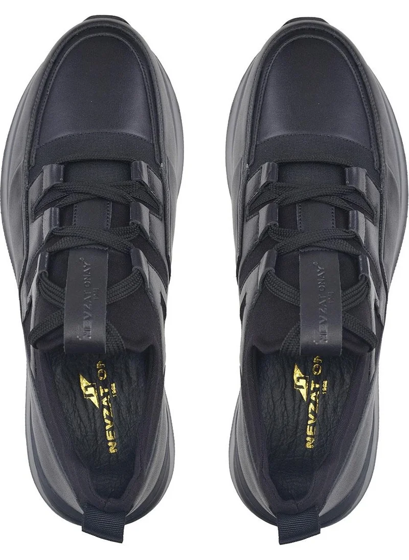 Nevzat Onay Black Laced Men's Sneaker -95714-