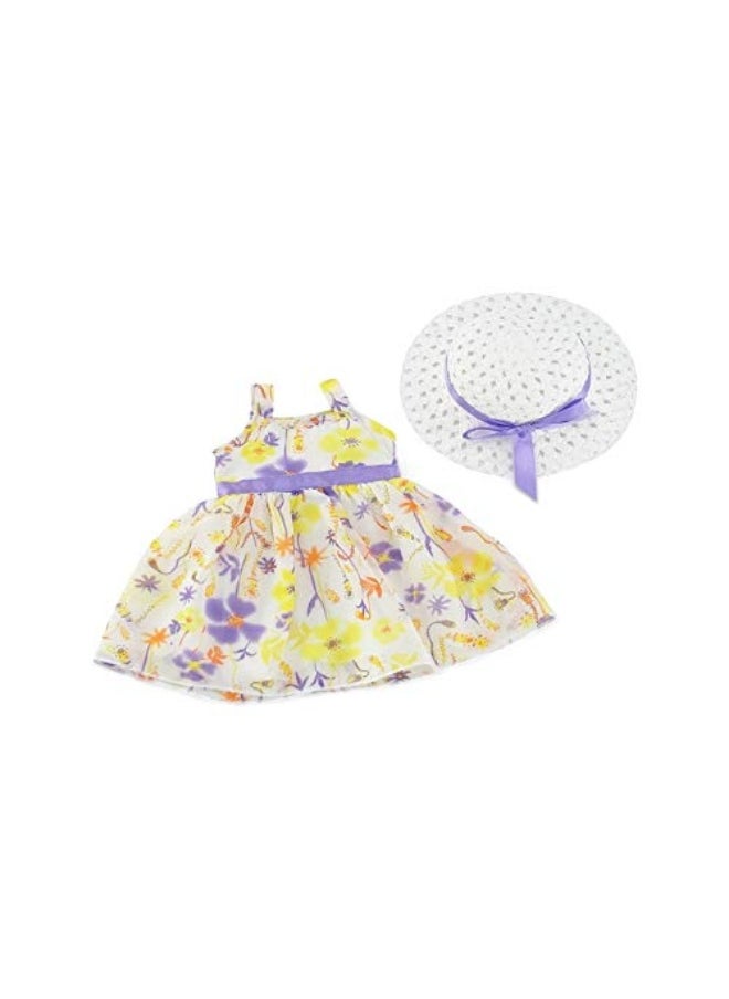 Emily Rose Emily Rose 18 Inch Doll Clothes Gorgeous Floral Spring Summer 18-in Chifon Doll Dress Outfit Gift Set Toy for Kids Girls - Includes White Doll Hat 18-in Doll Accessory | Fits Most 18" Dolls  - Image 5