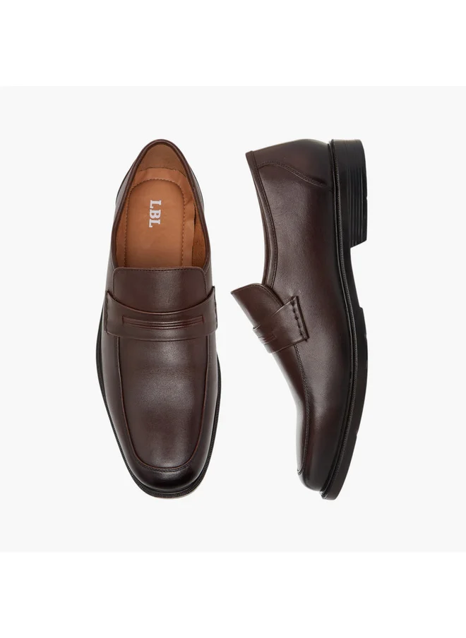 LBL by Shoexpress Men Solid Slip-On Loafers