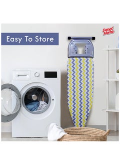 Sweet Home Ironing Board with Adjustable Height Mechanism Heat Resistant Foldable Ironing Board Cotton Cover Freestanding Heavy-Duty Non Slip Legs for Home, Laundry Room or Dormitory Use  - Image 2