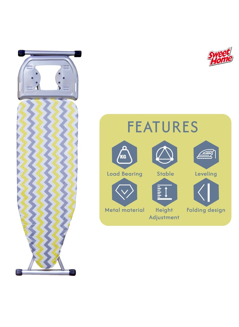 Ironing Board with Adjustable Height Mechanism Heat Resistant Foldable Ironing Board Cotton Cover Freestanding Heavy-Duty Non Slip Legs for Home, Laundry Room or Dormitory Use - pzsku/ZA5253E8A33D13E54EFD7Z/45/_/1740992569/d8480f38-8a70-4d3d-a03d-3184daa6b7c1