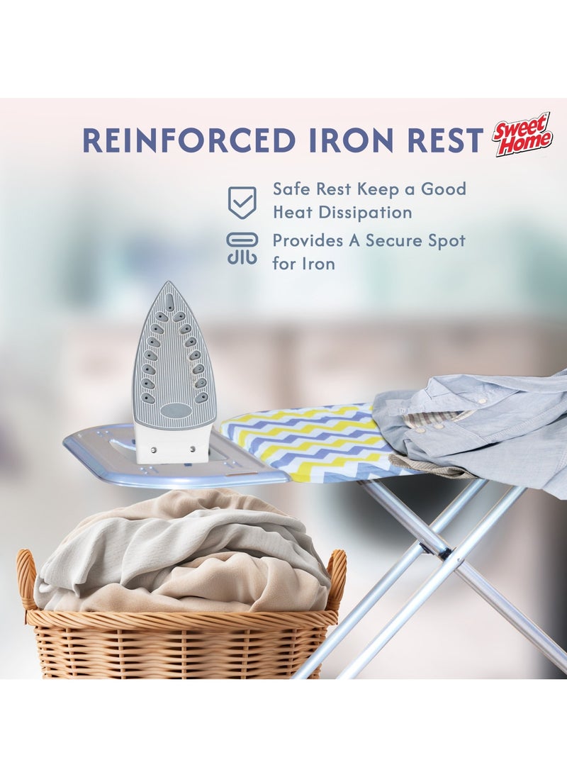 Ironing Board with Adjustable Height Mechanism Heat Resistant Foldable Ironing Board Cotton Cover Freestanding Heavy-Duty Non Slip Legs for Home, Laundry Room or Dormitory Use - pzsku/ZA5253E8A33D13E54EFD7Z/45/_/1740992610/78b5a734-644b-406f-9d38-b52df58d737d