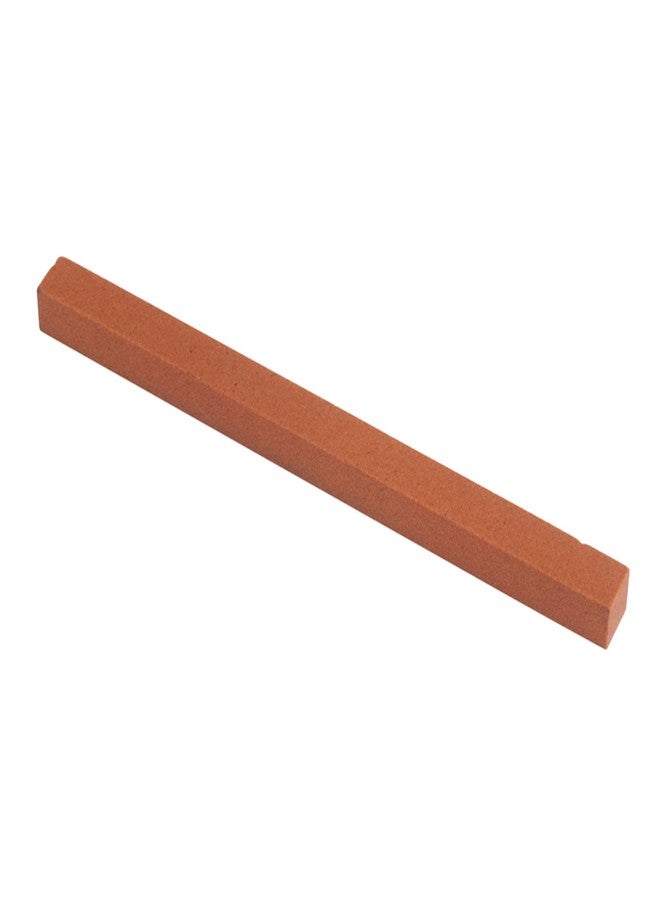 Norton Square Shape 4 x 1/4" Size 320 Micron Grade Fine Grit Grade India Sharpening Stone - Image 1