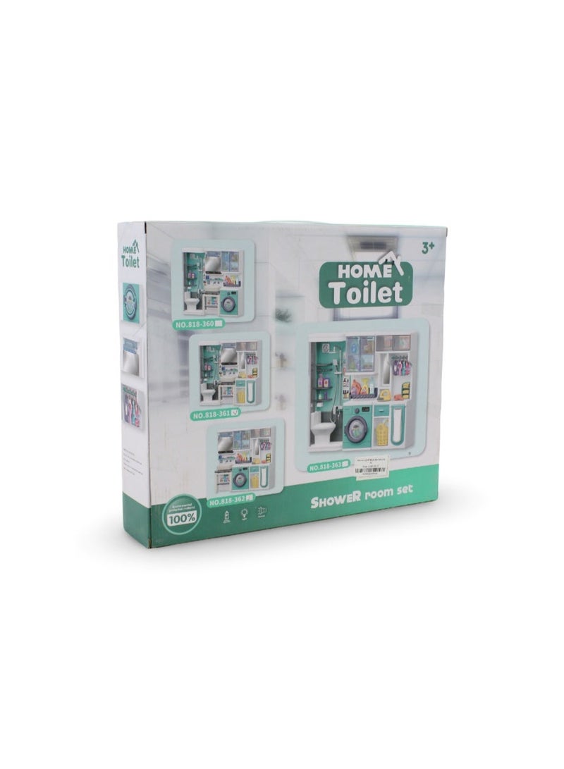 Chaoye Toys Home Toilet 4-in-1 Bathroom Playset - Image 2