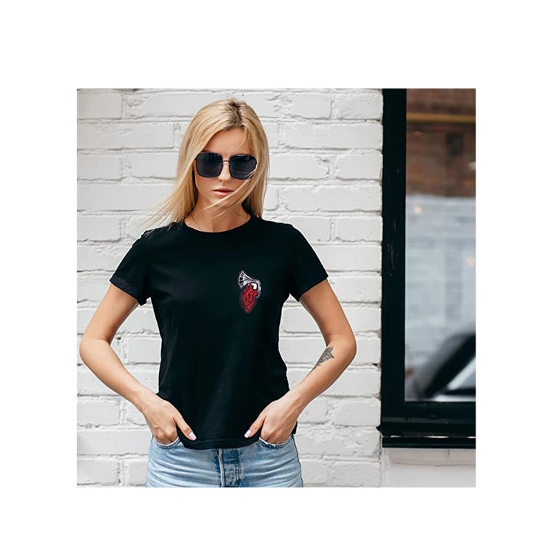 SOLARAE Pack of 5 Let My Heart Be Heard Patches, Embroidered Iron On/Sew On Patches, Cute Applique Patches for Clothing, Jackets, Hats, Backpacks, Jeans - Image 3