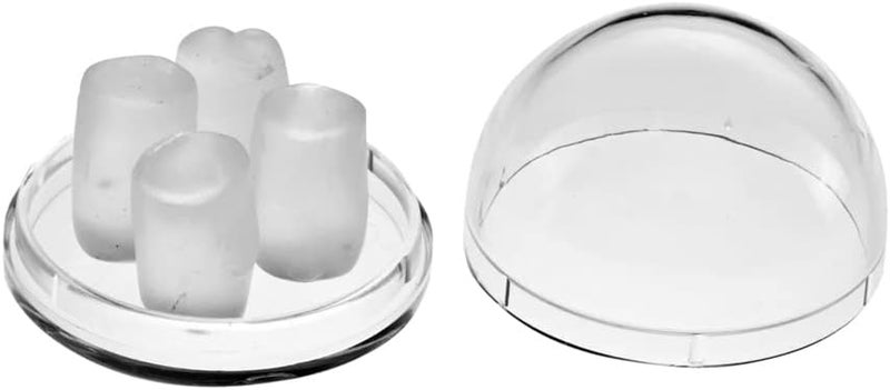 Aqua Sphere Aquasphere Hypoallergenic Silicone Ear Plugs - Moldable for Customized Fit and Ultimate Comfort | Unisex Adult and Children, Pack of 4 Ear Plugs, Transparent