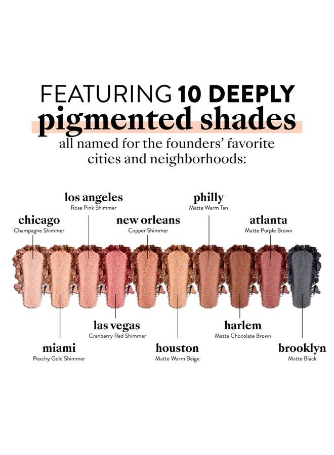 Mented Cosmetics Eyeshadow Palette Nude and Dark Eyeshadows, Vegan, Paraben-Free Cruelty-Free Makeup, Made in USA, Neutral and Dark Glam Eyeshadow, 17g/0.63oz, 10 Pan, Everynight - Image 4