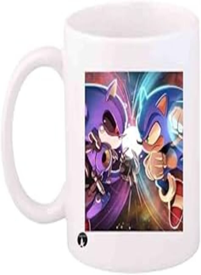 RYN PRINTED Game/Sonic/Character/Mug White Blue Purple Standard Size
