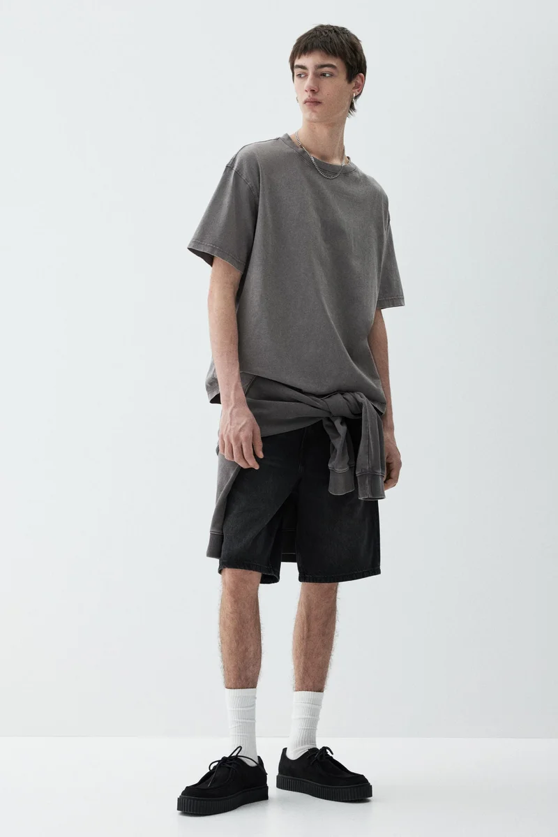 H&M Loose Fit Washed T-shirt