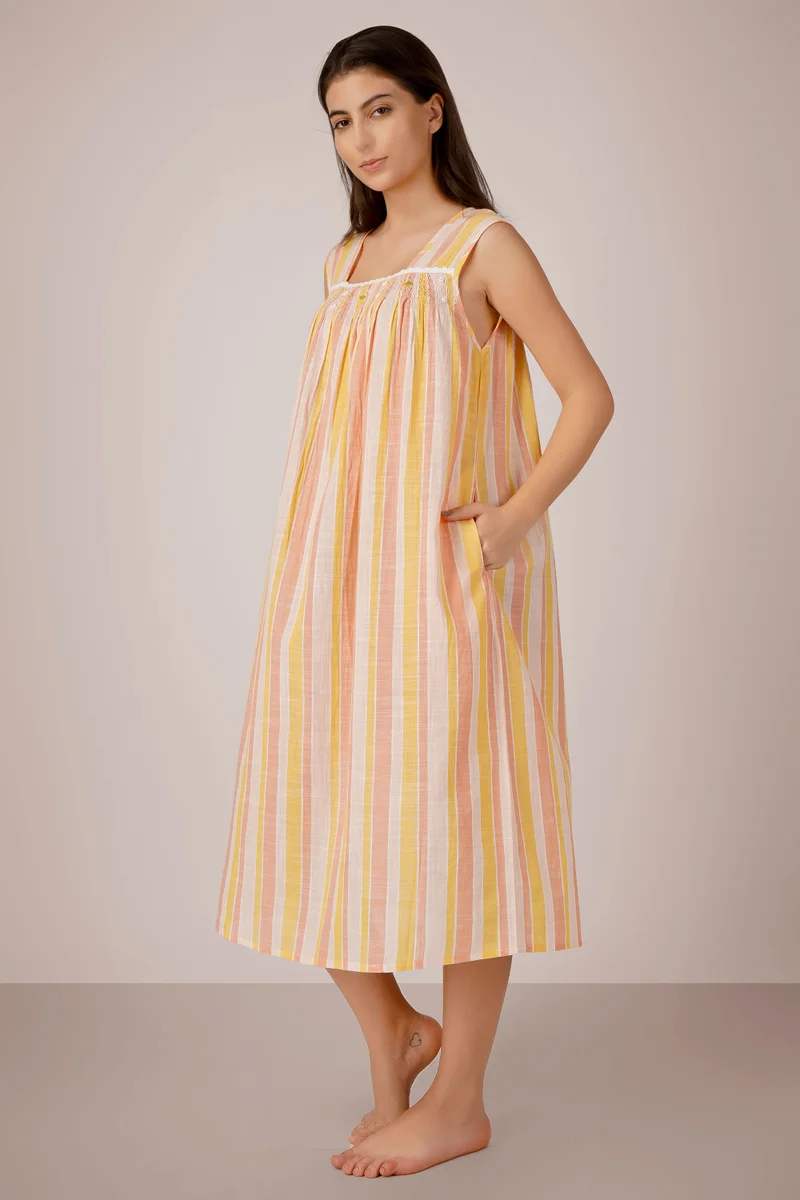 After Dark Vera, Hand Smocking Nightdress