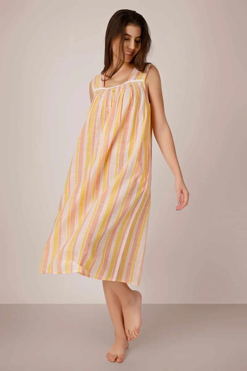 After Dark Vera, Hand Smocking Nightdress