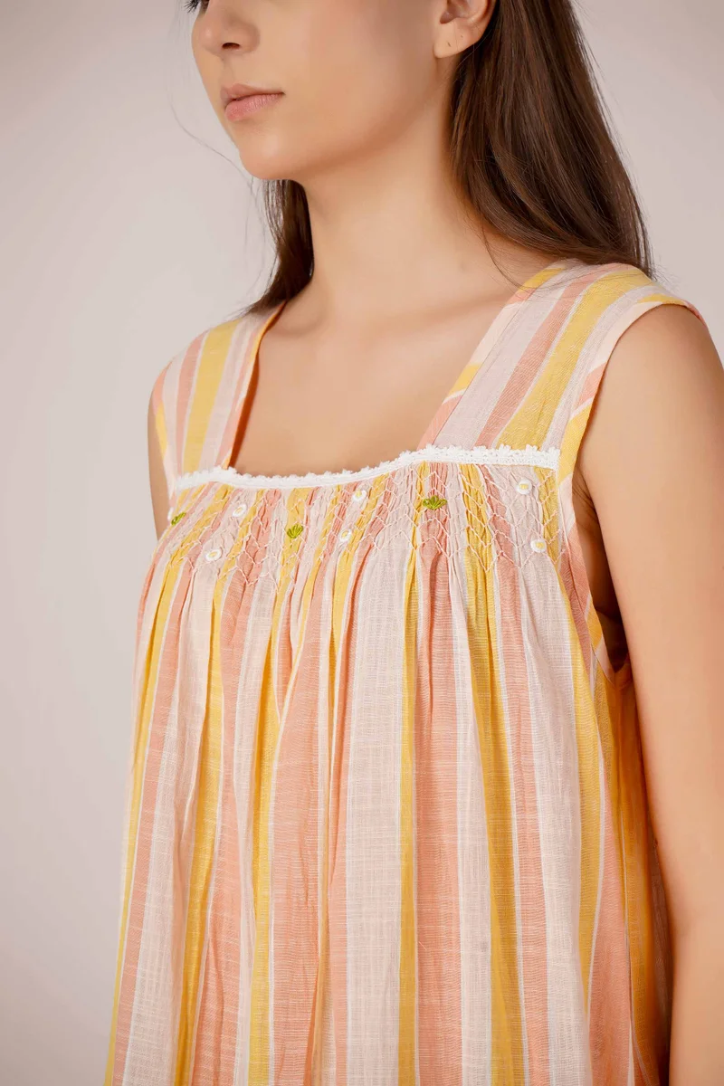 After Dark Vera, Hand Smocking Nightdress