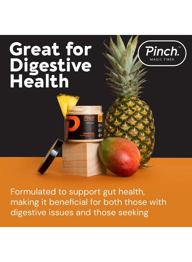 بينتش Pinch Magic Fiber | مكمل غذائي من الألياف الحيوية للنساء والرجال | مسحوق قشور سيلليوم لدعم صحة الجهاز الهضمي والأمعاء | مسحوق ألياف كيتو نباتي خالٍ من السكر | صُنع في الولايات المتحدة الأمريكية | استوائي، إمداد لمدة 28 يومًا - Image 4