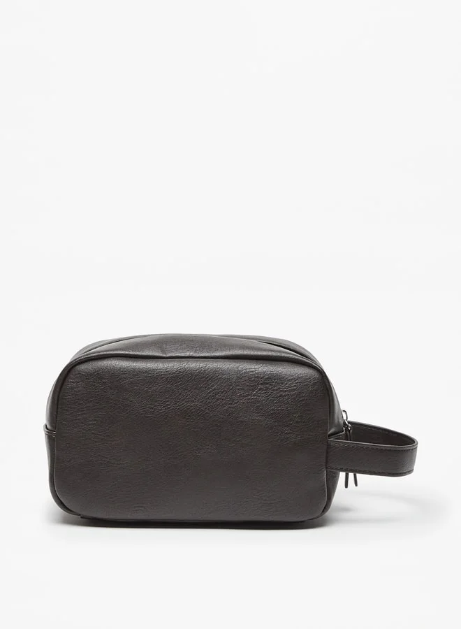 LBL by Shoexpress Solid Pouch with Zip Closure