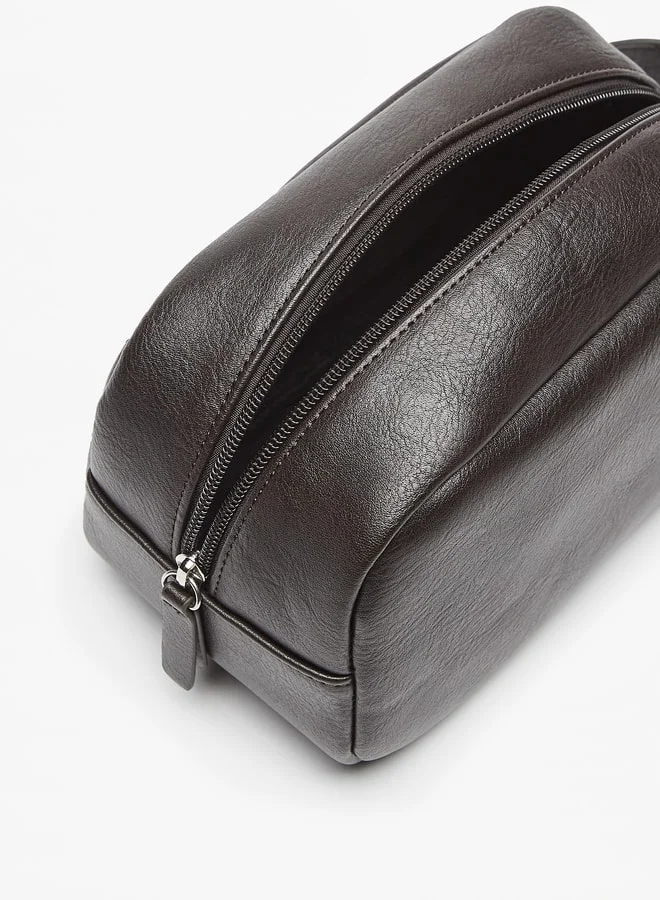LBL by Shoexpress Solid Pouch with Zip Closure