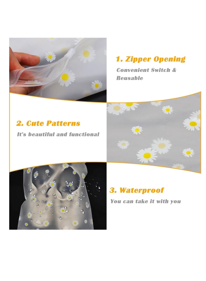 DUNISO 25 Pcs Ziplock Bags, 5 Sizes Travel Storage Bags Set, Waterproof Multifunctional Reusable Clear Clothes Storage Bag - Image 4
