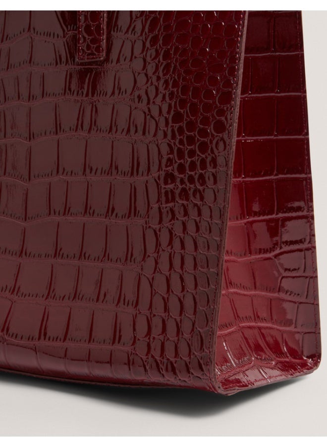 Ted Baker Elongated Croc Icon Bag - Image 5