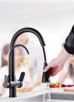 XiuWoo Kitchen Pull-Out Hot and Cold Faucet Three-in-One Pure Direct Drinking Faucet Washbasin Sink Faucet  - Image 5