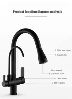 Kitchen Pull-Out Hot and Cold Faucet Three-in-One Pure Direct Drinking Faucet Washbasin Sink Faucet - pzsku/ZA525D028E76DCCC87AFCZ/45/_/1730877415/0a1cb6d6-0509-449f-9276-41600cd2fa8d