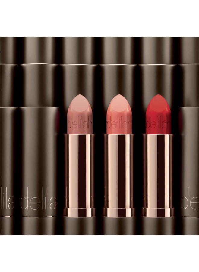 delilah  - delilah - Colour Intense Cream Lipstick - Floozy - Rich Pigmented - Long Lasting, Hydrating, Velvety Creamy Lipstick For Women - Silky Matte Finish - Infused with Vitamin E - Vegan - 3.7g / 0.13 Oz - Image 1