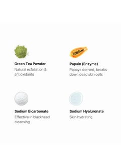 By Wishtrend Green Tea & Enzyme Powder Wash - Hydrating & Exfoliating Face Wash | Green Tea Powder, Papain, Amino Acid Surfactants, Sodium Bicarbonate | Gentle Cleanser Deeply Cleanses Pores, 110G  - Image 3