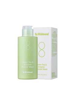 By Wishtrend Green Tea & Enzyme Powder Wash - Hydrating & Exfoliating Face Wash | Green Tea Powder, Papain, Amino Acid Surfactants, Sodium Bicarbonate | Gentle Cleanser Deeply Cleanses Pores, 110G  - Image 1