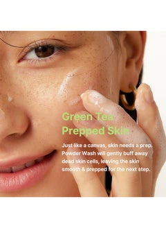 By Wishtrend Green Tea & Enzyme Powder Wash - Hydrating & Exfoliating Face Wash | Green Tea Powder, Papain, Amino Acid Surfactants, Sodium Bicarbonate | Gentle Cleanser Deeply Cleanses Pores, 110G  - Image 4
