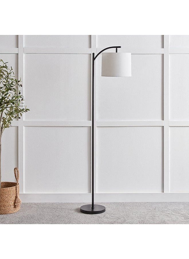 Home Box Omega Metal Floor Lamp with Linen Shade 25 x 155 x 25 cm  - Image 1