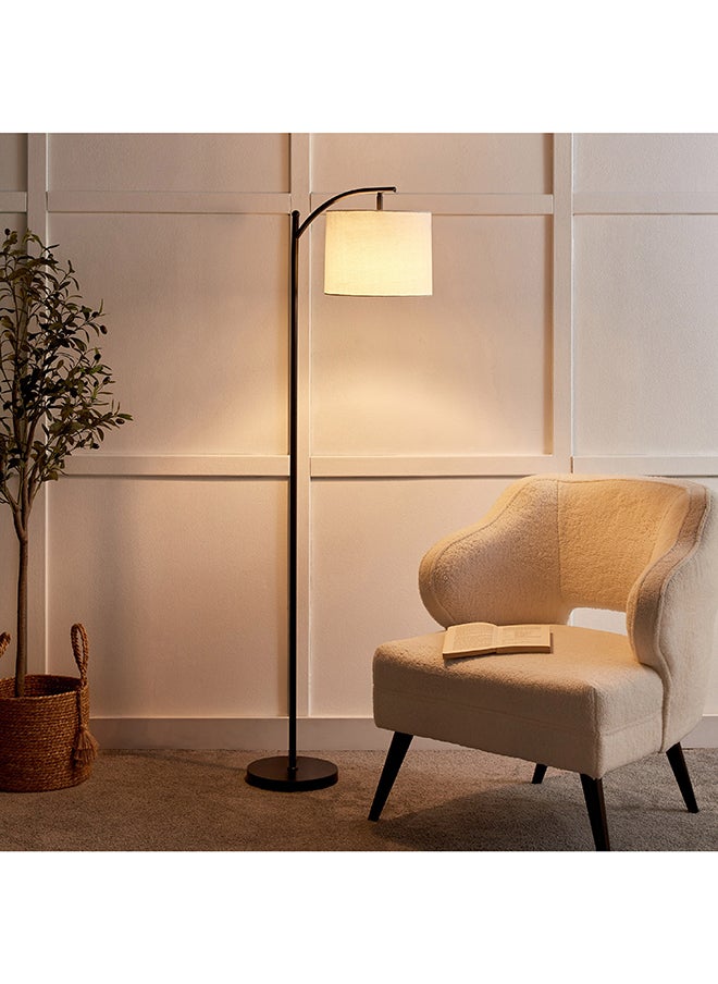 Home Box Omega Metal Floor Lamp with Linen Shade 25 x 155 x 25 cm  - Image 5