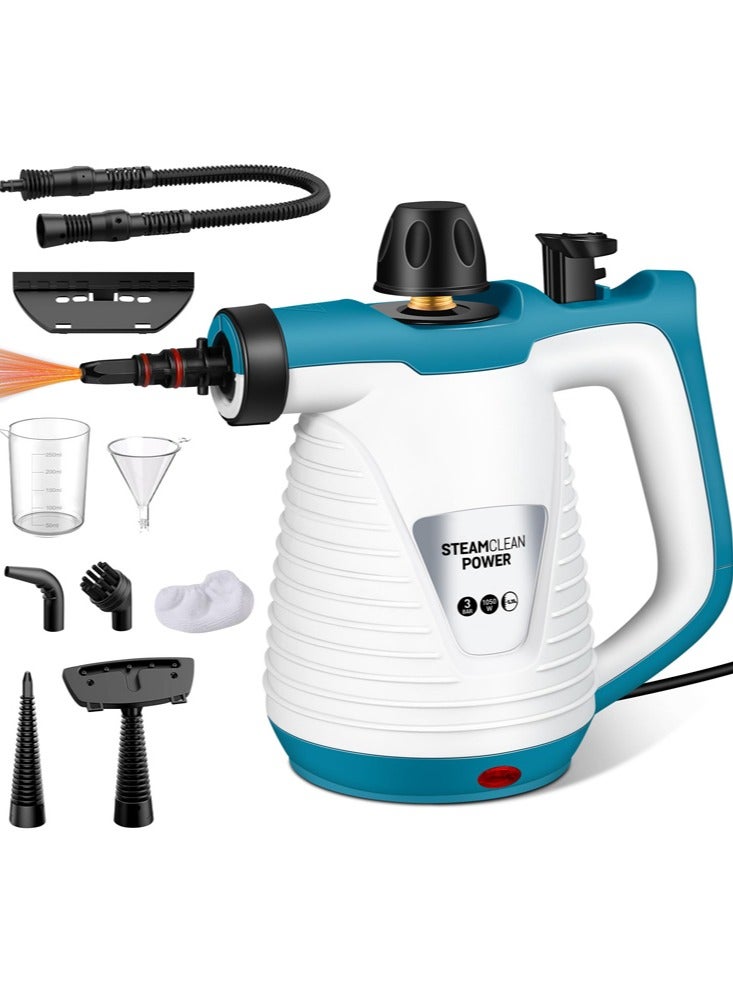 Joshberg Handheld Steam Cleaner, Steamer for Cleaning, Multipurpose Portable Steam Cleaners for Home Use with Safety Lock and 9 Accessory Kit to Remove Grime, Grease, and More, Save Time and Effort - Image 1
